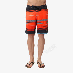 短裤头泳裤Quiksilver沙滩裤实物高清图片