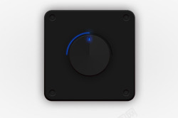 黑色质感按钮uiPSD源文件素材