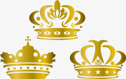 金色皇冠可爱背景素材