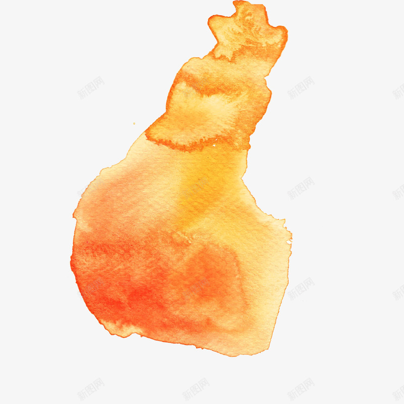 水粉笔触彩色png免抠素材_88icon https://88icon.com 学习 橙色 水粉笔触 画画