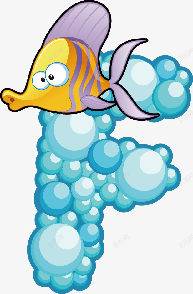 卡通海洋字母fpng免抠素材_88icon https://88icon.com 卡通 卡通海洋字母设计 字体设计 字母 海洋 童趣 艺术字