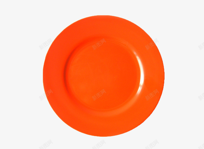 橙色一次性餐盘png免抠素材_88icon https://88icon.com 圆形 橙色 盘子 空盘子 餐盘