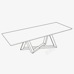 折叠桌子折叠式桌子简笔画图标高清图片