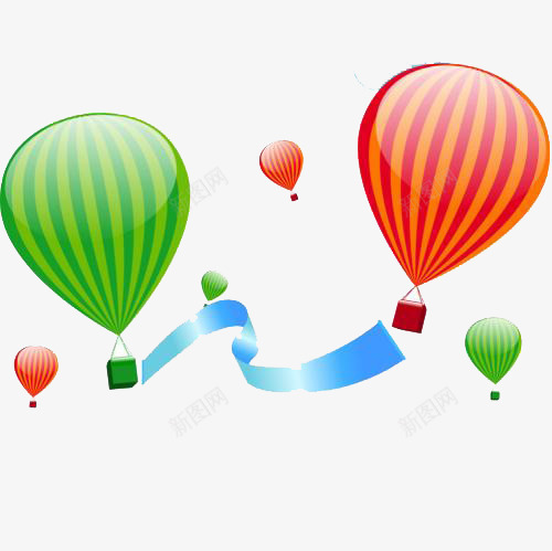 彩色热气球横幅png免抠素材_88icon https://88icon.com 卡通 卡通热气球 彩色热气球横幅 手绘 横幅 热气球 热气球条幅 祝福