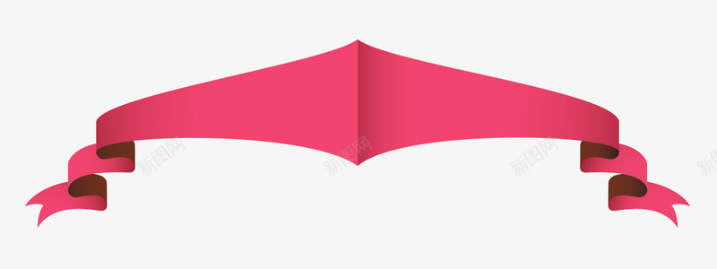 粉红色对称立体png免抠素材_88icon https://88icon.com 对称 粉红色 飞翔