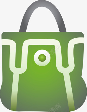 微信购物袋商城图标矢量图图标