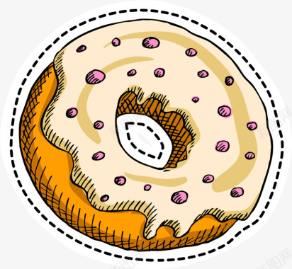 食物卡通蛋糕甜点图标图标
