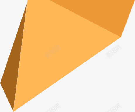 橙色简约几何形状创意元素png免抠素材_88icon https://88icon.com 元素 几何 创意 形状 橙色 简约
