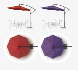 橙色遮阳伞橙色遮阳伞高清图片