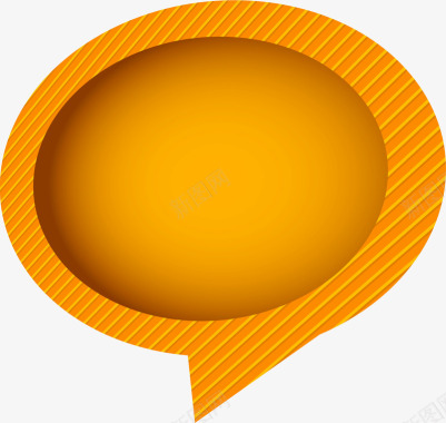 橙色信息图标纹理片图标