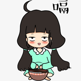 打嗝的女孩卡通png免抠素材_88icon https://88icon.com 卡通 女孩
