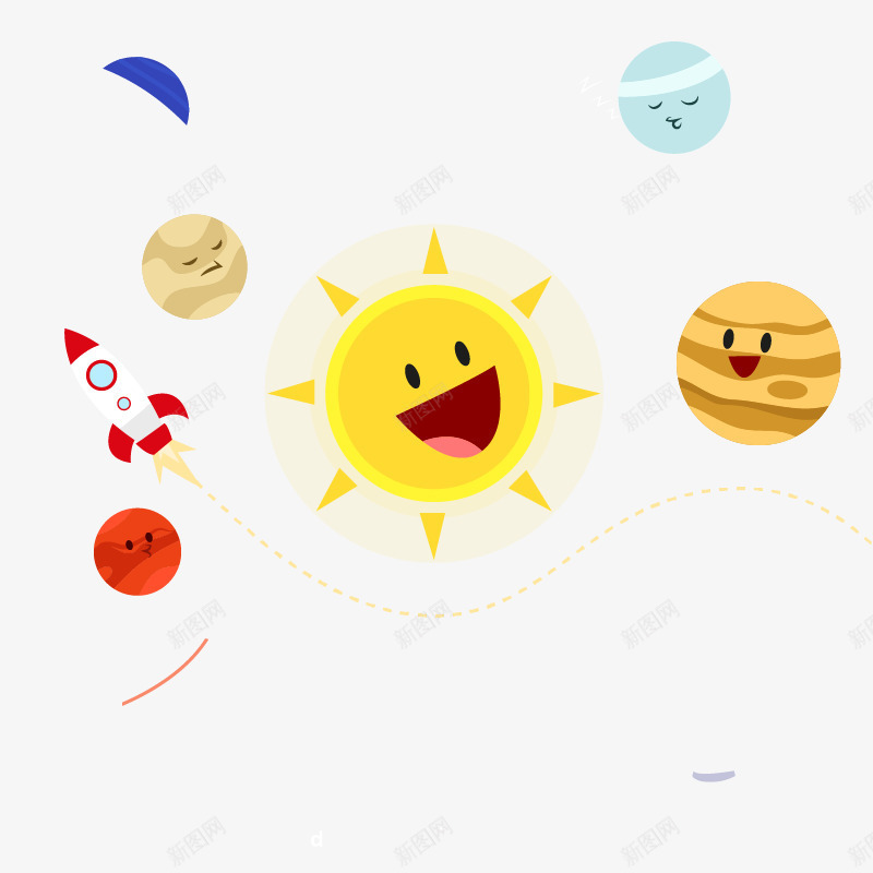 扁平化航空火箭png免抠素材_88icon https://88icon.com 太空 太空遨游 扁平化 火箭 矢量外星人 航天员 航空 飞翔