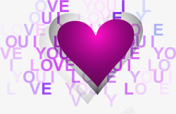 紫色浪漫唯美婚庆元素矢量图素材
