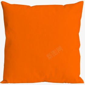 橙色枕头png免抠素材_88icon https://88icon.com 产品实物 保健 枕芯 羽绒枕 鹅绒枕