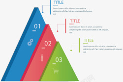 立体分类信息图表素材
