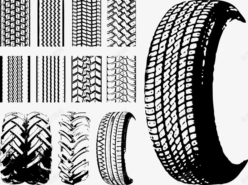 各种轮胎轮胎纹路png免抠素材_88icon https://88icon.com 线 车辙 轮胎 轮胎矢量 轮胎纹路 重复纹路