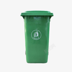 绿色环境卫生垃圾桶素材