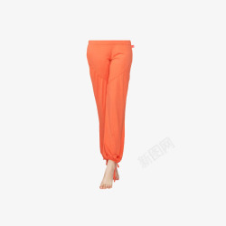 皮尔瑜伽pieryoga瑜伽裤娇橙色素材