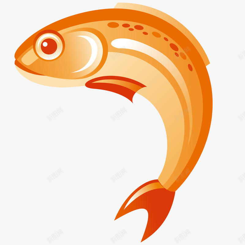 橙色的小鱼png免抠素材_88icon https://88icon.com 动物 卡通 小鱼 橙色 水族馆 海洋动物 鱼类