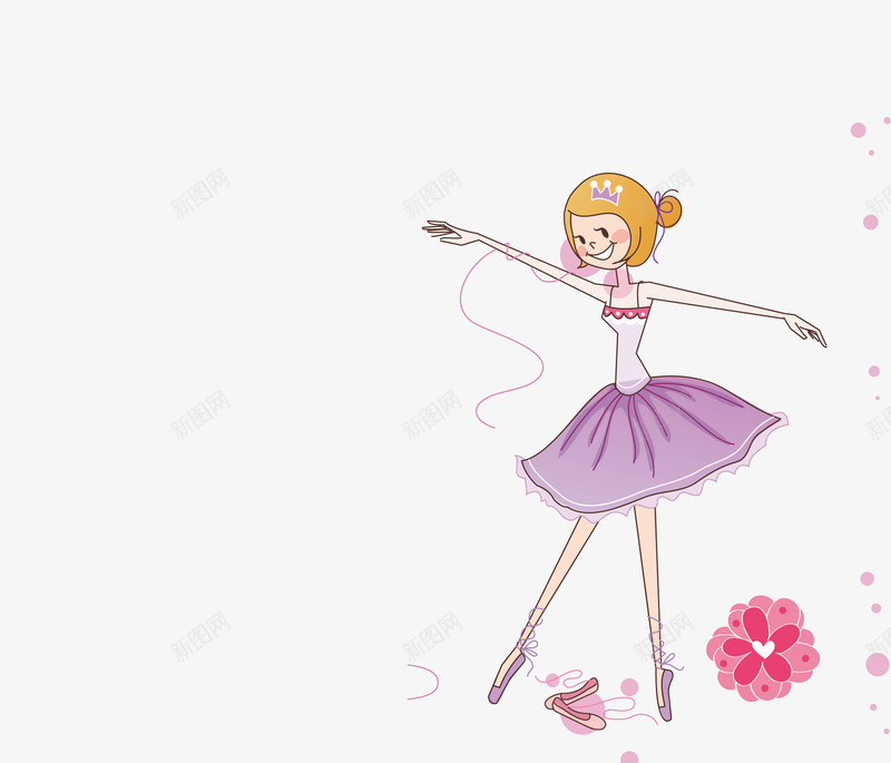 跳舞的小女孩1png免抠素材_88icon https://88icon.com 卡通 女孩 小 跳舞 跳舞姿势