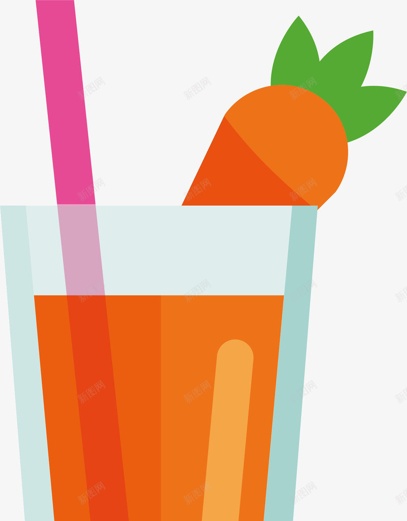 胡萝卜汁png免抠素材_88icon https://88icon.com 一杯橙色汁 胡萝卜汁 蔬菜汁 蔬菜饮品 饮品 饮料