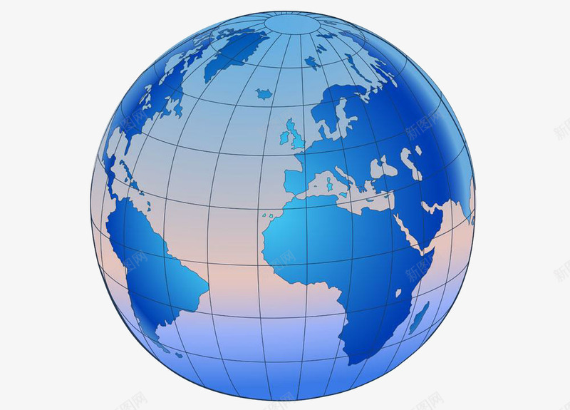 海洋地球png免抠素材_88icon https://88icon.com 地球 海洋球 球 蓝色