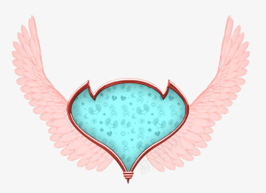 桃心翅膀png免抠素材_88icon https://88icon.com 桃心 爱心 粉色翅膀 翅膀