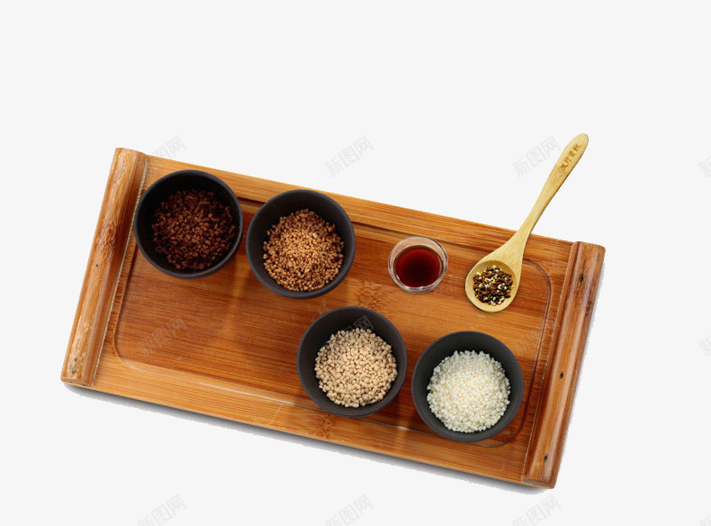 长条盘子里的食材png免抠素材_88icon https://88icon.com 各种养生食材 姜茶食材实物 木勺和木盘 黑糖姜茶