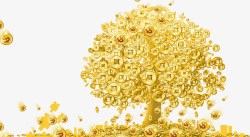 金树金币树木高清图片