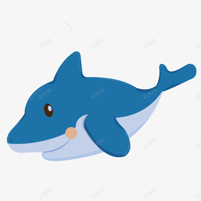蓝色海洋动物蓝鲸png免抠素材_88icon https://88icon.com 动物 海洋 蓝色 蓝色海洋 蓝鲸