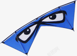 蓝色春天飞翔的风筝素材