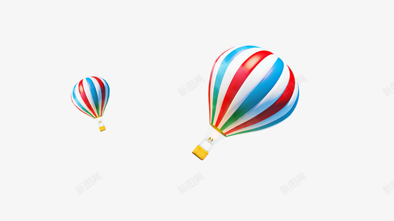 热气球立体漂浮png免抠素材_88icon https://88icon.com 漂浮 热气球 立体 素材 飞翔
