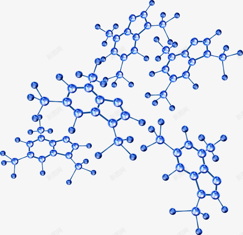 分子结构图矢量图eps免抠素材_88icon https://88icon.com 医疗保健 生活百科 矢量分子 矢量图