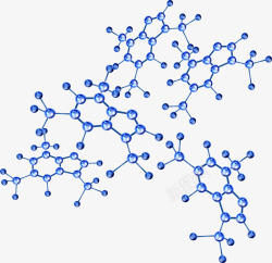 分子结构图矢量图素材