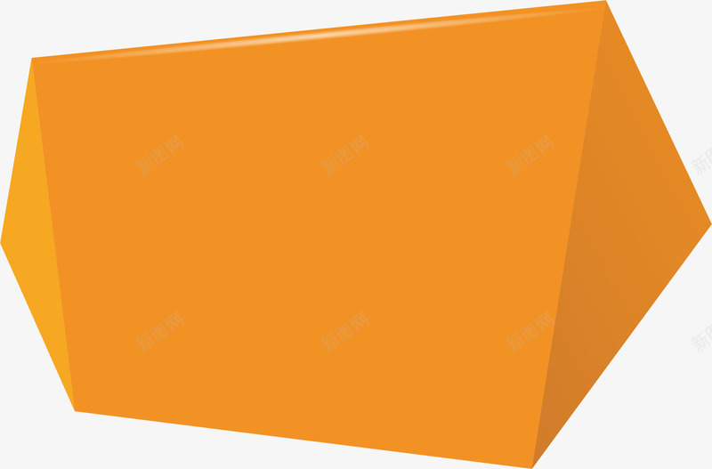 手绘橙色几何块矢量图ai免抠素材_88icon https://88icon.com 创意图 块 彩色 手绘图 橙色几何 漫画 简单 矢量图
