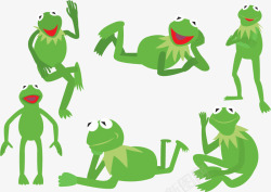 吃害虫各种动作的青蛙高清图片