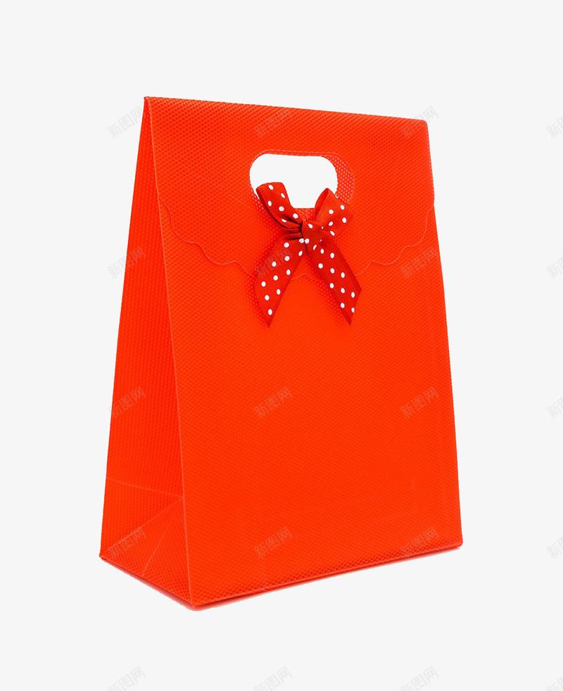 橙色蝴蝶结包装盒png免抠素材_88icon https://88icon.com 产品实物 实用 纯色 零食袋