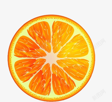 橙子水果瓣橙色png免抠素材_88icon https://88icon.com 橙子 橙色 水果
