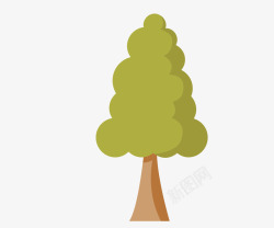卡通松树素材