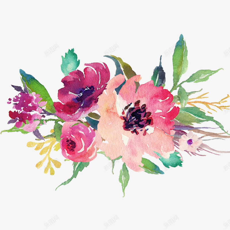 彩色花朵手绘彩色水彩花朵素png免抠素材_88icon https://88icon.com 丝带 刺绣图案 彩绘 彩色 彩色花朵 彩色花朵手绘彩色水彩花朵矢量素材免费下载 手绘 植物花卉 植物花纹 水彩花朵 粉色花朵 花朵 装饰 边框