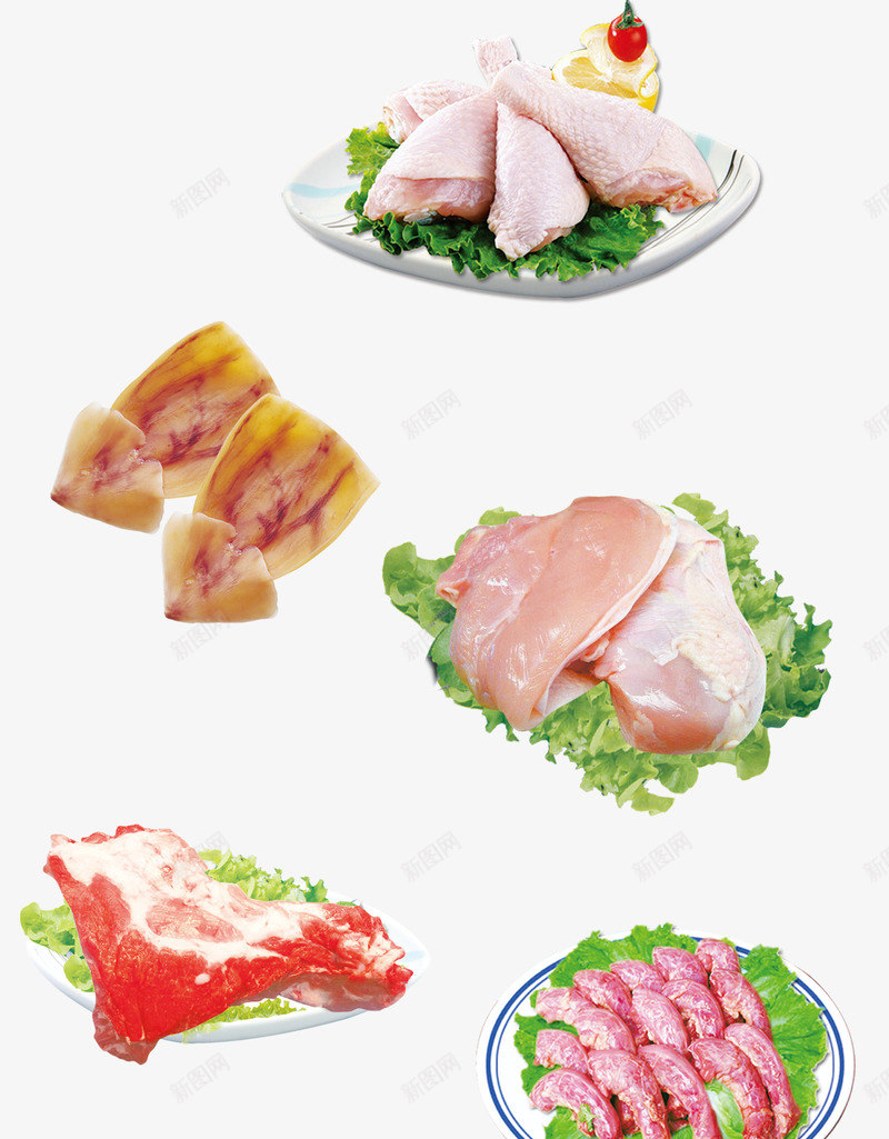 餐桌上各种肉类美食png免抠素材_88icon https://88icon.com 各种 美食 美食餐桌 肉类 餐桌 餐桌美食