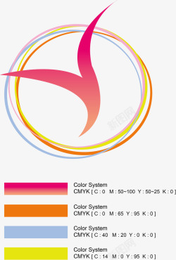 小影橙色渐变logo渐变颜色搭配图标高清图片