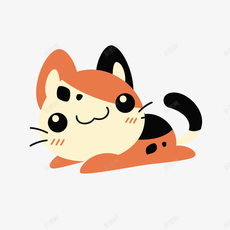 三花猫矢量图eps免抠素材_88icon https://88icon.com PNG PNG图片 PNG图片素材 PNG素材 PNG素材免费 PNG素材免费下载 Q版 三花猫 卡通 可爱 彩绘 手绘 萌 矢量图