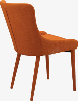 橙色懒人椅素材