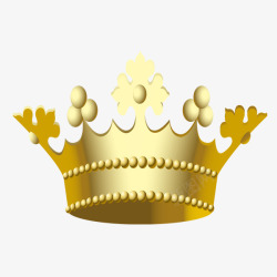 金色公主王冠素材