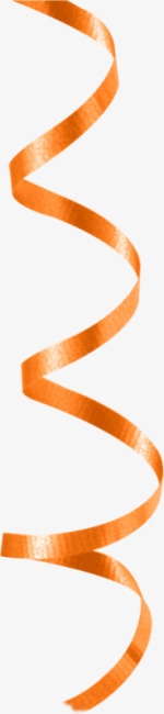 橙色丝带png免抠素材_88icon https://88icon.com 丝带 橙色 艺术 装饰