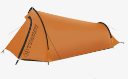 橙色露营帐篷素材