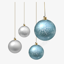 圣诞节装饰圣诞吊球素材