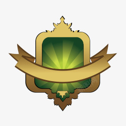 金色商务标签素材