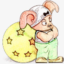 小猪卡通png免抠素材_88icon https://88icon.com PPT 儿童 动漫 卡通 巫婆 彩绘 淘宝banner 魔法